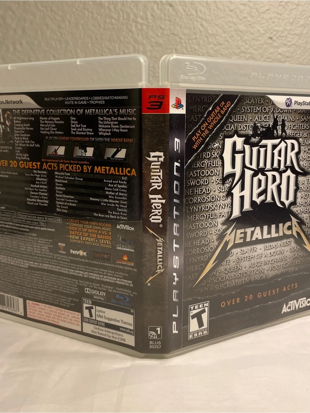 Guitar Hero: Metallica (Sony PlayStation 3 PS3, 2009) PS3 Complete Tested Works